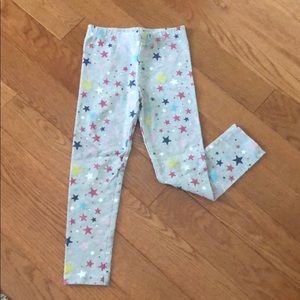 Carter’s, adorable girly star leggings, size 5T